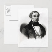 Carte Postale Portrait de Sir Robert Peel (Devant / Derrière)