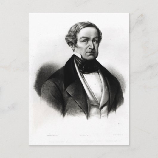 Carte Postale Portrait de Sir Robert Peel (Devant)