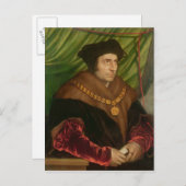 Carte Postale Portrait de Sir Thomas More (Devant / Derrière)