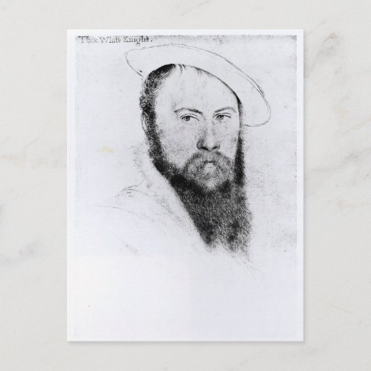 Carte Postale Portrait de Sir Thomas Wyatt le Jeune (Devant)