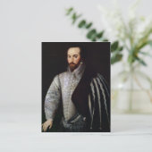 Carte Postale Portrait de Sir Walter Raleigh 1588 (Debout devant)