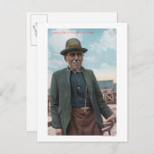 Carte Postale Portrait de Siwash Chef de Fort Wrangle (Devant / Derrière)