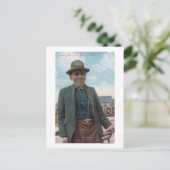 Carte Postale Portrait de Siwash Chef de Fort Wrangle (Debout devant)