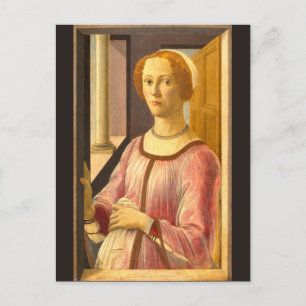 Carte Postale Portrait de Smeralda Bandinelli par Botticelli