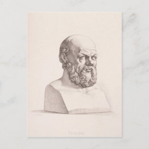 Carte Postale Portrait de Socrates