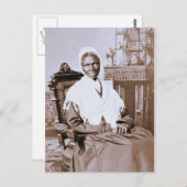 Carte Postale Portrait de Sojourner Truth vers 1870 (Devant / Derrière)