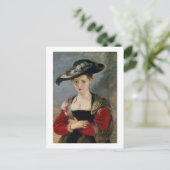 Carte Postale Portrait de Susanna Lunden (?) (Le Chapeau de Pail (Debout devant)