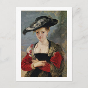 Carte Postale Portrait de Susanna Lunden (?) (Le Chapeau de Pail