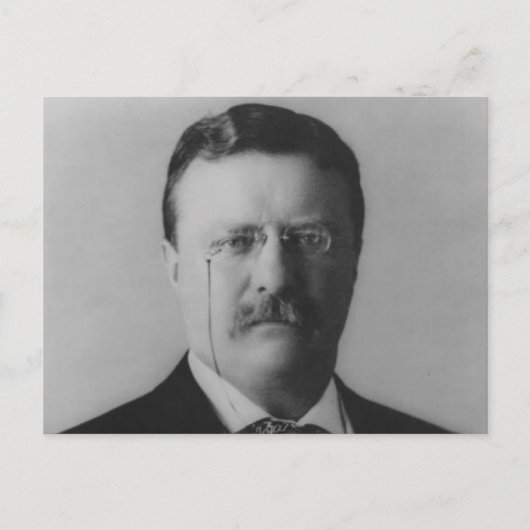 Carte Postale Portrait de Theodore Roosevelt (Devant)