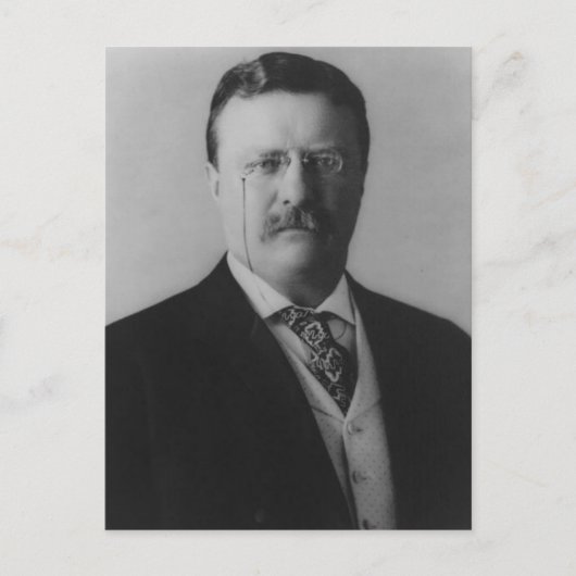 Carte Postale Portrait de Theodore Roosevelt (Devant)