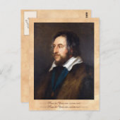 Carte Postale Portrait de Thomas Howard Peter Paul Rubens (Devant / Derrière)