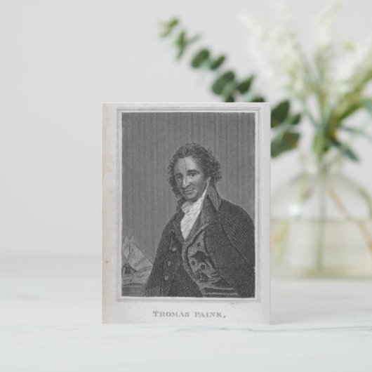 Carte Postale Portrait de Thomas Paine du Volume I (Debout devant)