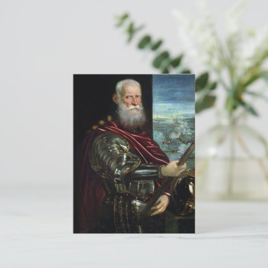 Carte Postale Portrait de Vernier Commandant en chef (Debout devant)
