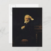 Carte Postale Portrait de Victor Hugo 1879 (Devant / Derrière)