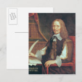 Carte Postale Portrait de Vincent Voiture (Devant / Derrière)