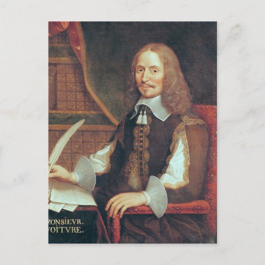 Carte Postale Portrait de Vincent Voiture (Devant)