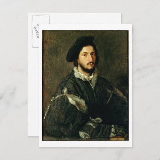 Carte Postale Portrait de Vincenzo Mosti (huile sur toile) (Devant / Derrière)