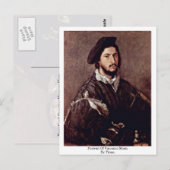 Carte Postale Portrait De Vincenzo Mosti Par Titien (Devant / Derrière)