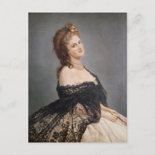 Carte Postale Portrait de Virginia Oldoini (Devant)