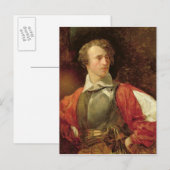 Carte Postale Portrait de Vladimir Samoylov comme Hamlet (Devant / Derrière)