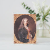 Carte Postale Portrait de Voltaire 23 ans, 1728 (Debout devant)