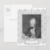 Carte Postale Portrait de Walter Scott (Devant / Derrière)