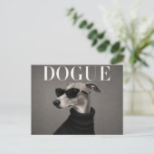 Carte Postale Portrait de Whippet de Luxe (Debout devant)