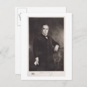 Carte Postale Portrait de William McKinley (Devant / Derrière)