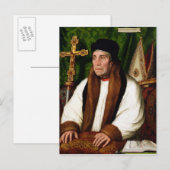 Carte Postale Portrait de William Warham (Devant / Derrière)