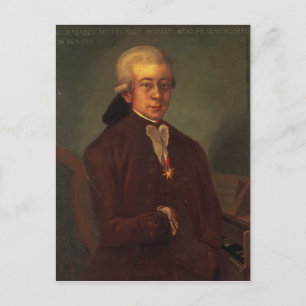 Carte Postale Portrait de Wolfgang Amadeus Mozart 2