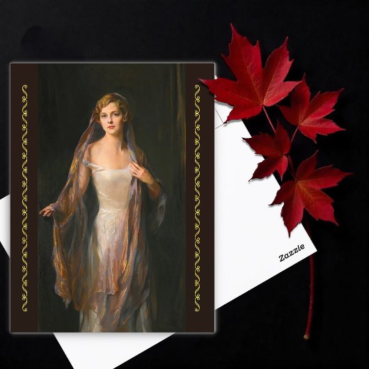 Carte Postale Portrait D'Edith Hope Iselin