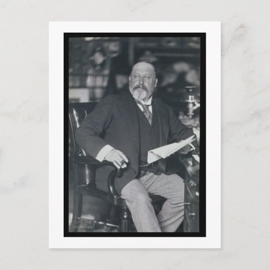 Carte Postale Portrait d'Edouard VII (1841-1910) (b/w (Devant)
