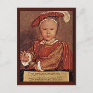 Carte Postale Portrait D'Edward Vi. Enfant