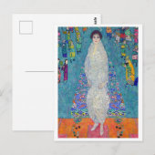 Carte Postale Portrait d'Elisabeth Lederer, Gustav Klimt (Devant / Derrière)