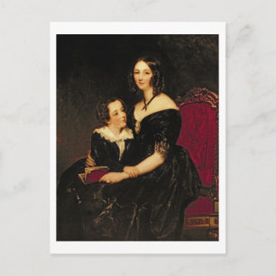 Carte Postale Portrait d'Eliza Boardman et de son fils Robert, 1