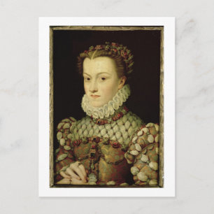 Carte Postale Portrait d'Elizabeth d'Austria (1554-92)