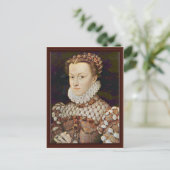 Carte Postale Portrait D'Elizabeth D'AutrichePar Clouet François (Debout devant)