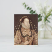 Carte Postale Portrait d'Elizabeth I c.1575-80 (Debout devant)