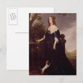 Carte Postale Portrait d'Elizabeth, reine de Bohême (Devant / Derrière)