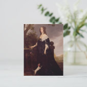 Carte Postale Portrait d'Elizabeth, reine de Bohême (Debout devant)