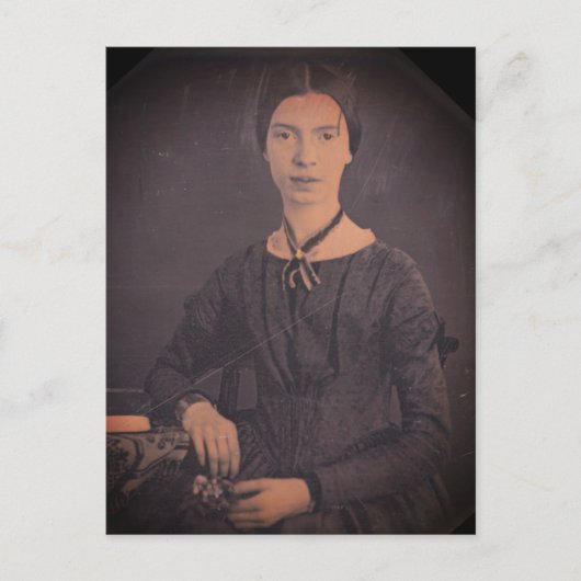Carte Postale Portrait d'Emily Dickinson (Devant)