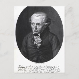 Carte Postale Portrait d'Emmanuel Kant