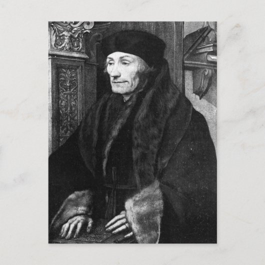 Carte Postale Portrait d'Erasmus (Devant)