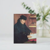 Carte Postale Portrait d'Erasmus de Rotterdam (Debout devant)