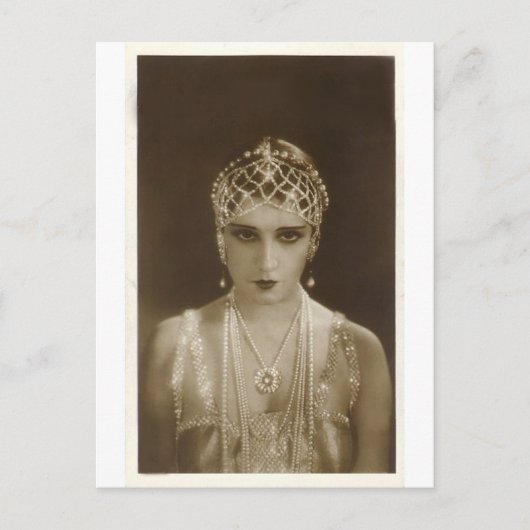 Carte Postale Portrait des années vingt (Devant)