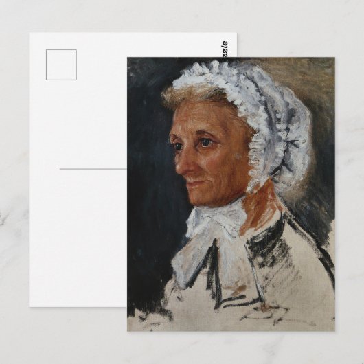 Carte Postale Portrait des Beaux-Arts de Renoir (Devant / Derrière)