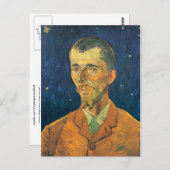 Carte Postale Portrait d'Eugene Boch, Van Gogh Fine Art (Devant / Derrière)