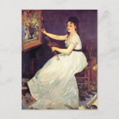 Carte Postale Portrait d'Eva Gonzales (Devant)