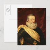 Carte Postale Portrait d'Henri IV roi de France (Devant / Derrière)