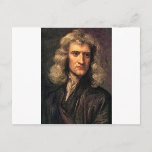 Carte Postale Portrait d'Isaac Newton (1642-1727)
